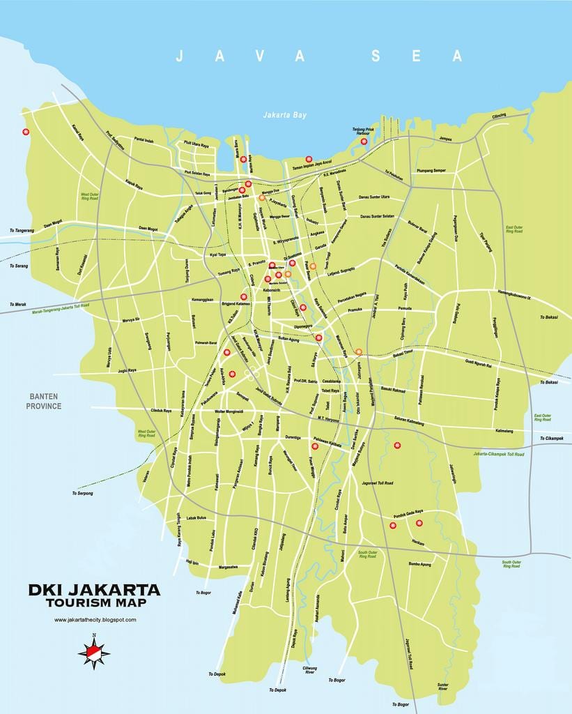 خريطة Jakarta harmoni