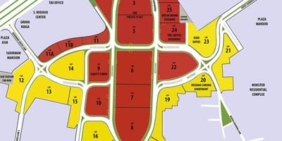 خريطة scbd جاكرتا